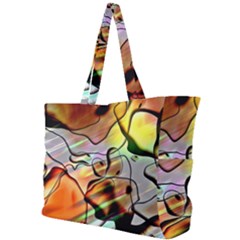 Abstract Transparent Drawing Simple Shoulder Bag