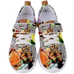 Abstract Transparent Drawing Women s Velcro Strap Shoes