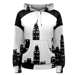 City Night Moon Star Women s Pullover Hoodie