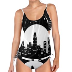 City Night Moon Star Tankini Set by HermanTelo