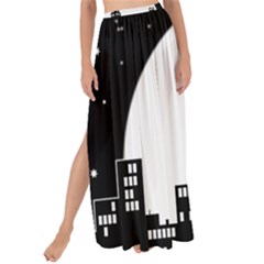 City Night Moon Star Maxi Chiffon Tie-up Sarong by HermanTelo