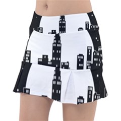 City Night Moon Star Tennis Skirt