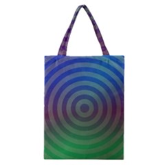 Blue Green Abstract Background Classic Tote Bag