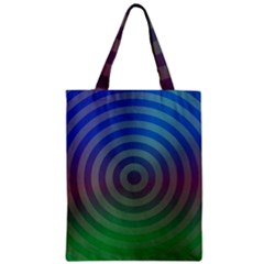 Blue Green Abstract Background Zipper Classic Tote Bag