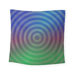 Blue Green Abstract Background Square Tapestry (small)