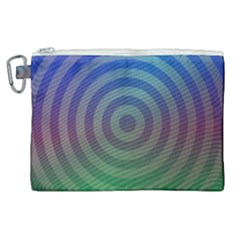 Blue Green Abstract Background Canvas Cosmetic Bag (xl)