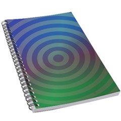 Blue Green Abstract Background 5 5  X 8 5  Notebook