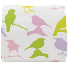 Birds Colourful Background Seat Cushion