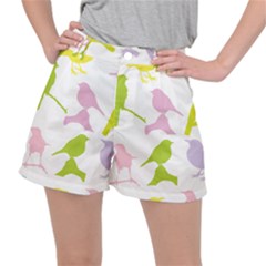 Birds Colourful Background Ripstop Shorts