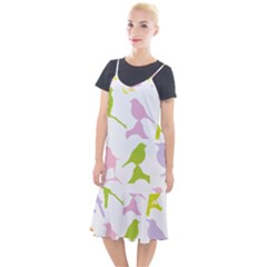 Birds Colourful Background Camis Fishtail Dress by HermanTelo