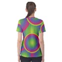 Background Colourful Circles Women s Cotton Tee View2