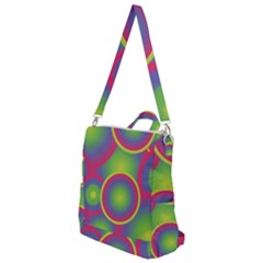 Background Colourful Circles Crossbody Backpack