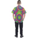 Background Colourful Circles Men s Short Sleeve Shirt View2