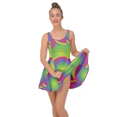 Background Colourful Circles Inside Out Casual Dress by HermanTelo