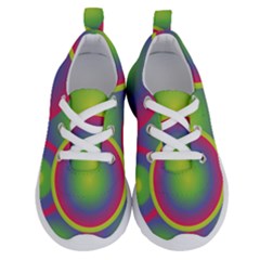 Background Colourful Circles Running Shoes