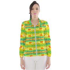 Birds Beach Sun Abstract Pattern Women s Windbreaker by HermanTelo