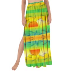 Birds Beach Sun Abstract Pattern Maxi Chiffon Tie-up Sarong