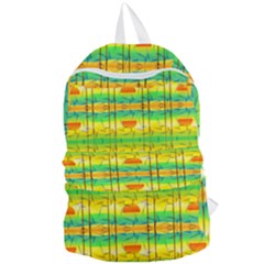 Birds Beach Sun Abstract Pattern Foldable Lightweight Backpack