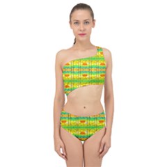 Birds Beach Sun Abstract Pattern Spliced Up Two Piece Swimsuit by HermanTelo