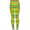 Birds Beach Sun Abstract Pattern Lightweight Velour Classic Yoga Leggings View2