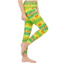 Birds Beach Sun Abstract Pattern Lightweight Velour Classic Yoga Leggings View4