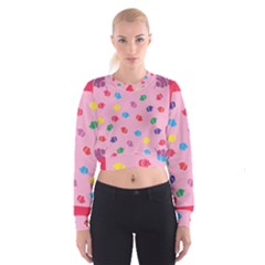 Cupcakes Food Dessert Celebration Cropped Sweatshirt by HermanTelo