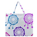 star Zipper Large Tote Bag View1