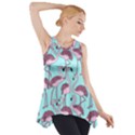 Flemish Rosa Birds Nature Fauna Flamenco Side Drop Tank Tunic View1