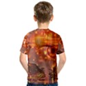 Eye Butterfly Evening Sky Kids  Sport Mesh Tee View2