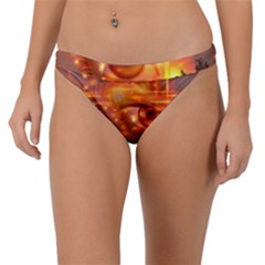 Eye Butterfly Evening Sky Band Bikini Bottom