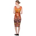 Eye Butterfly Evening Sky Sleeveless Pencil Dress View4