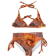 Eye Butterfly Evening Sky Kids  Classic Bikini Set