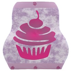 Cupcake Food Purple Dessert Baked Car Seat Back Cushion 