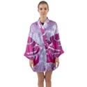 Cupcake Food Purple Dessert Baked Long Sleeve Kimono Robe View1