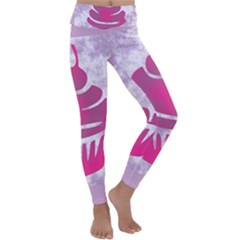 Cupcake Food Purple Dessert Baked Kids  Lightweight Velour Classic Yoga Leggings