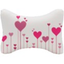 Heart Rosa Love Valentine Pink Seat Head Rest Cushion View1