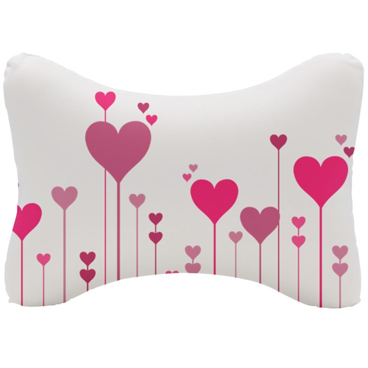 Heart Rosa Love Valentine Pink Seat Head Rest Cushion