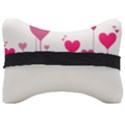 Heart Rosa Love Valentine Pink Seat Head Rest Cushion View2