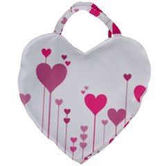 Heart Rosa Love Valentine Pink Giant Heart Shaped Tote