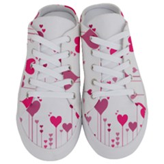 Heart Rosa Love Valentine Pink Half Slippers by HermanTelo