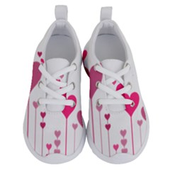 Heart Rosa Love Valentine Pink Running Shoes by HermanTelo