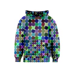 Geometric Background Colorful Kids  Pullover Hoodie