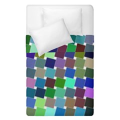 Geometric Background Colorful Duvet Cover Double Side (single Size)