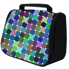 Geometric Background Colorful Full Print Travel Pouch (big) by HermanTelo