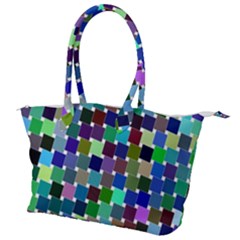 Geometric Background Colorful Canvas Shoulder Bag