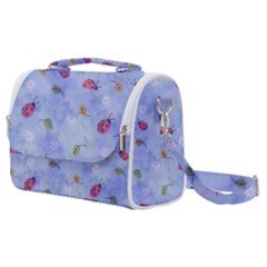 Ladybug Blue Nature Satchel Shoulder Bag