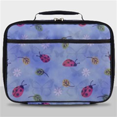 Ladybug Blue Nature Full Print Lunch Bag