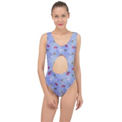 Ladybug Blue Nature Center Cut Out Swimsuit