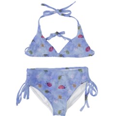 Ladybug Blue Nature Kids  Classic Bikini Set