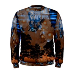 Landscape Woman Magic Evening Men s Sweatshirt